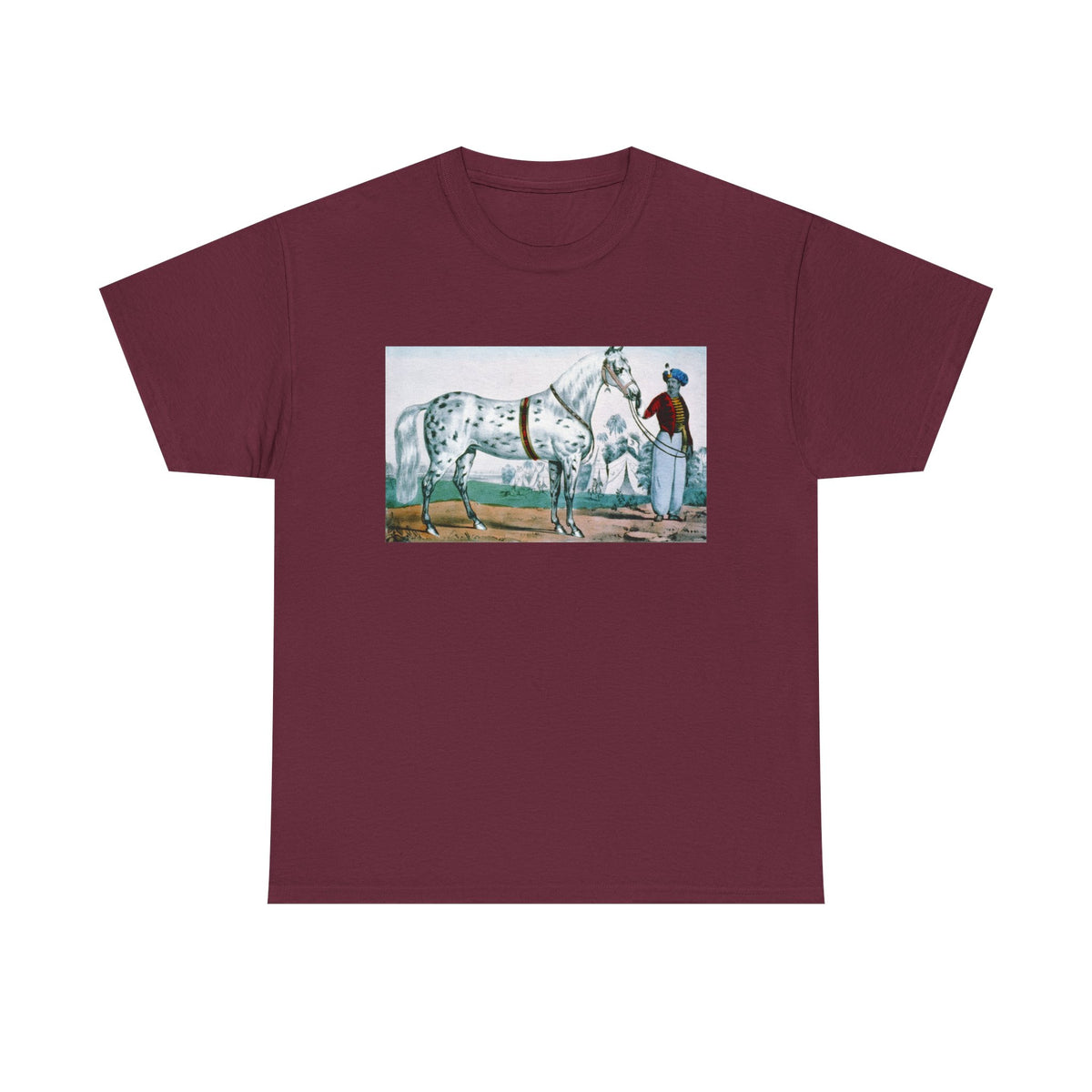 Appaloosa Horse Illustration Tee — Vintage Equestrian Graphic T-Shirt