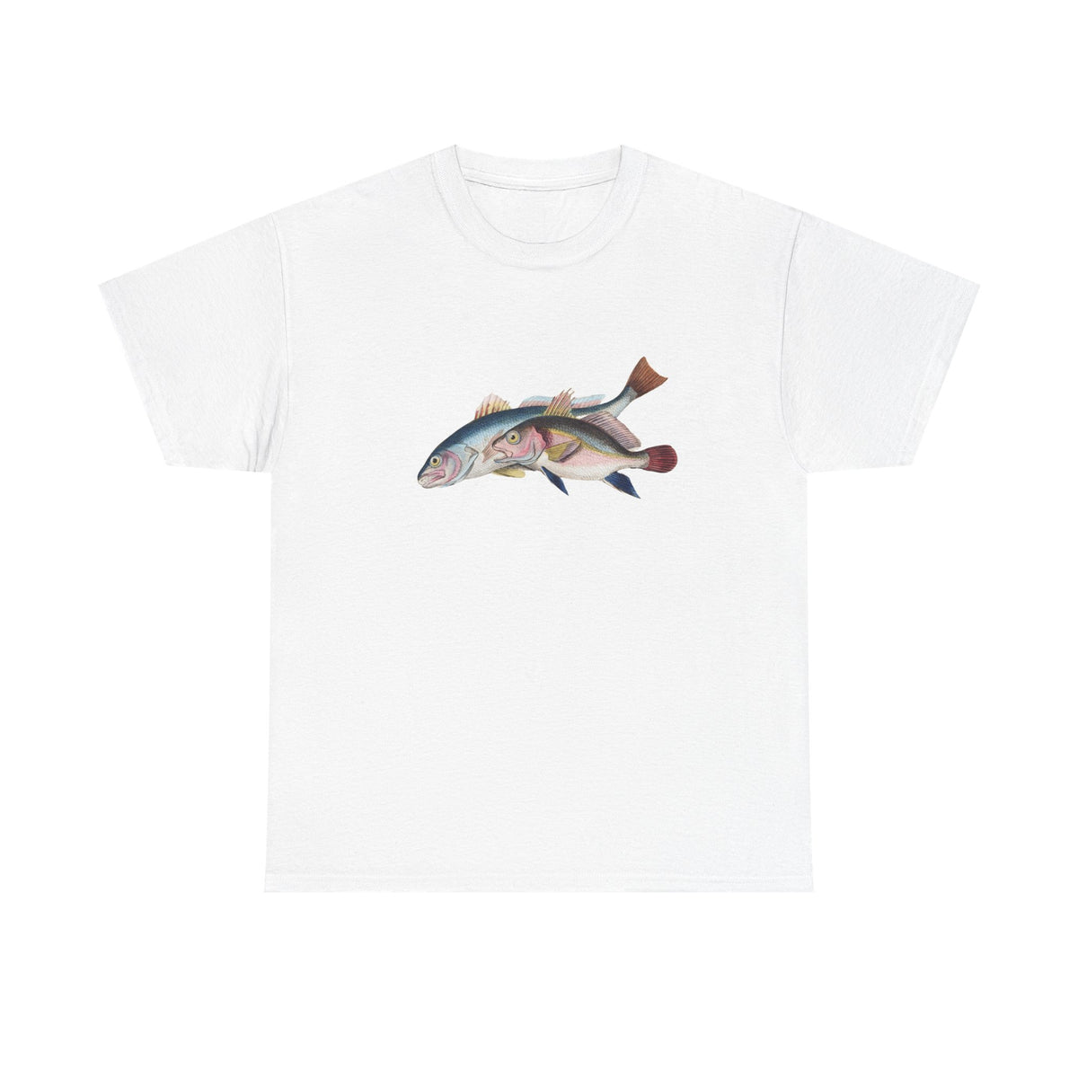 Cod Fish Graphic Tee — Vintage-Style Ocean Fishing T-Shirt