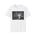 Moonlit Seaside T-Shirt — Romantic Coastal Nightscape Graphic Tee