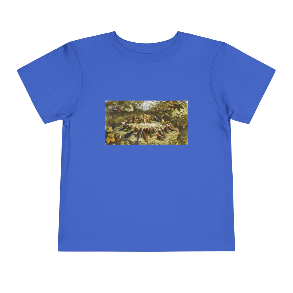 Toddler Tee — Vintage Garden Animal Illustration Kids Shirt