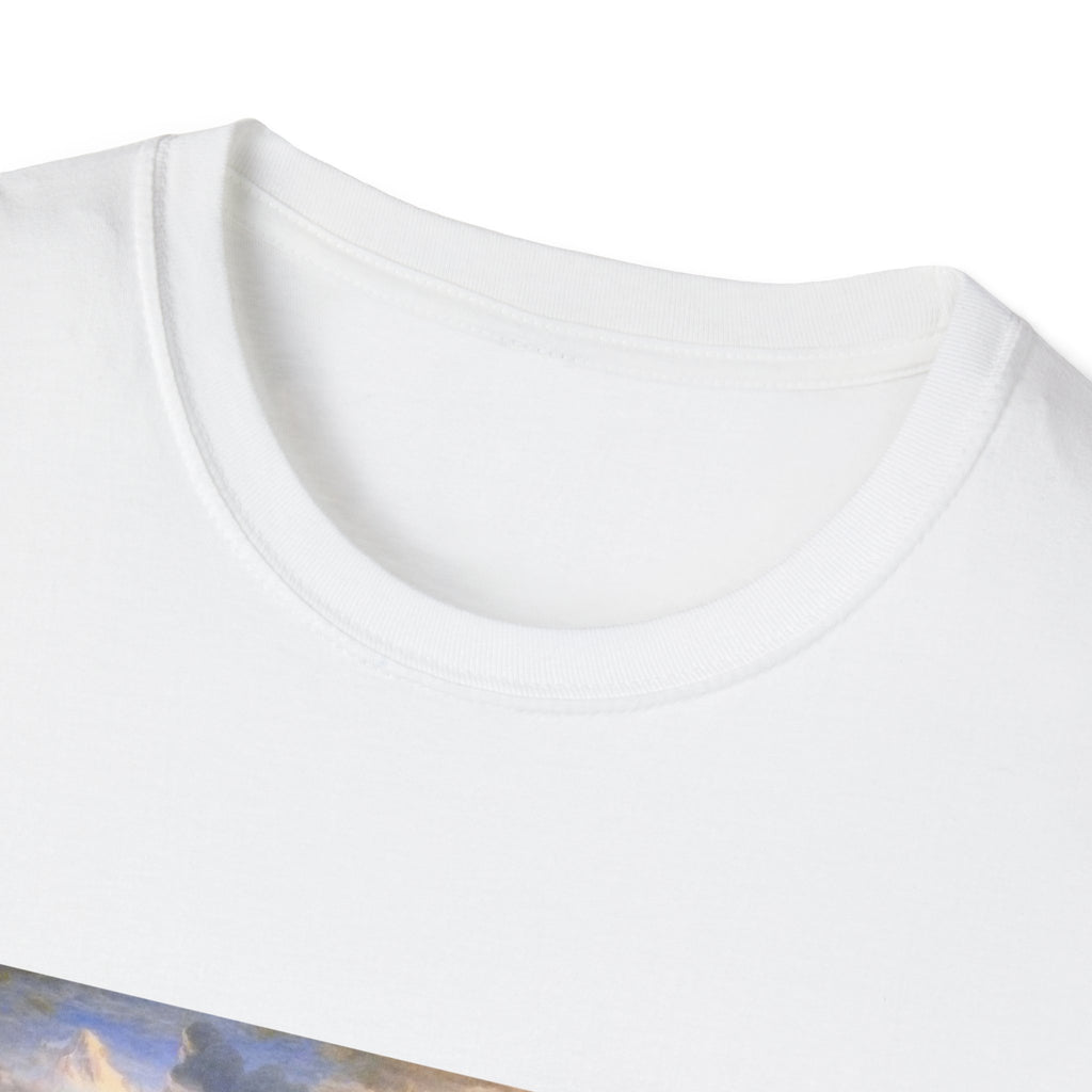 Landscape Art T-Shirt — Classic Romantic Sunset Painting Tee