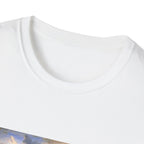 Landscape Art T-Shirt — Classic Romantic Sunset Painting Tee