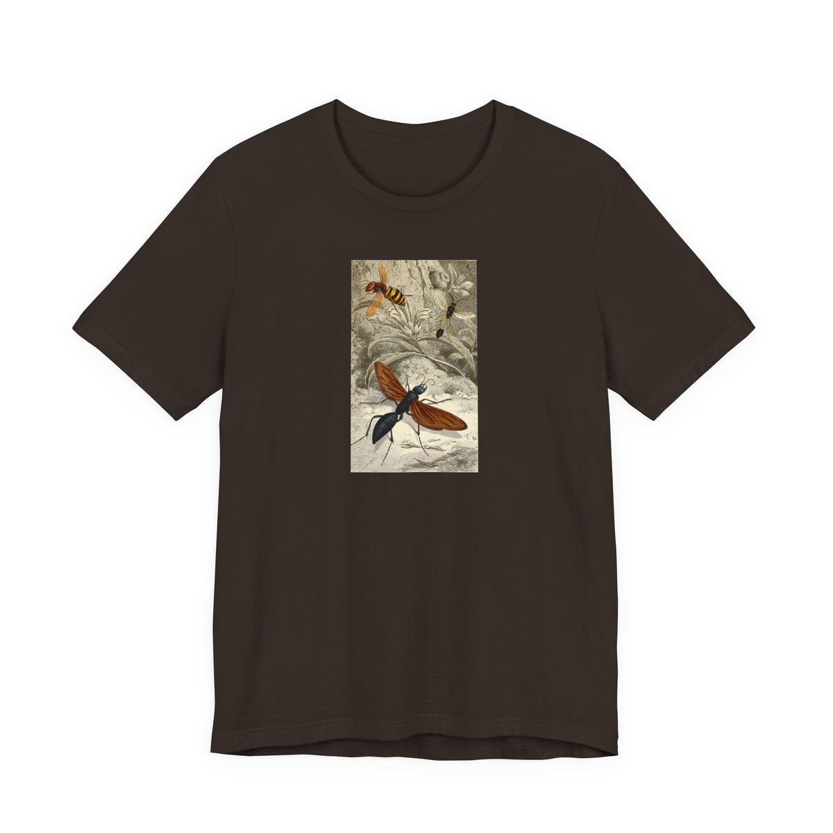 Butterfly Botanical Tee — Vintage Insect Illustration T-Shirt
