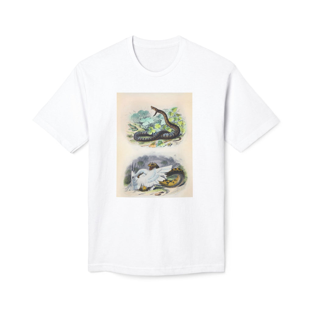 Vintage Snake and Dove Illustration T-Shirt
