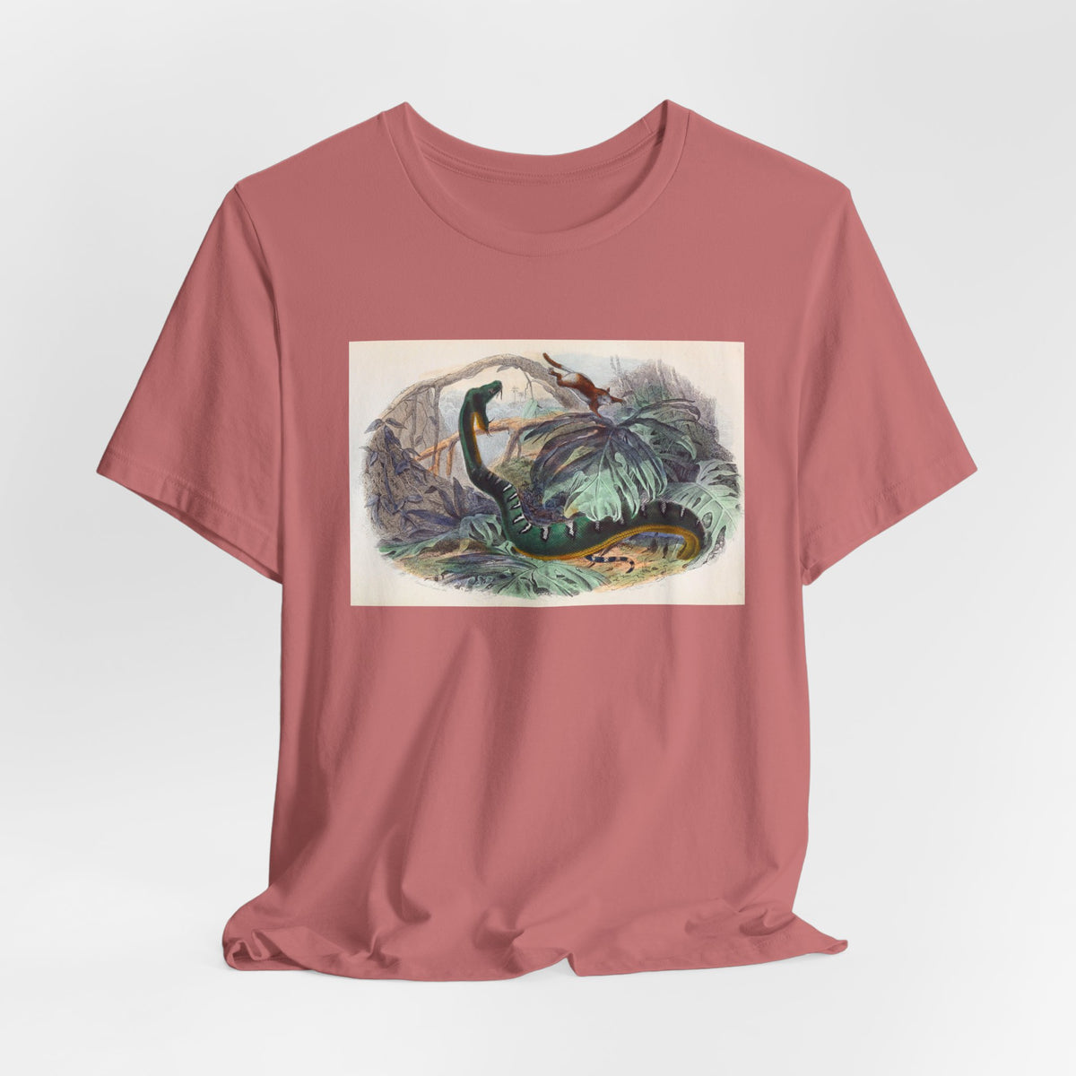 Vintage Sea Serpent Illustration T-Shirt
