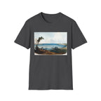 Coastal Landscape Tee — Vintage Beach Scene T-Shirt