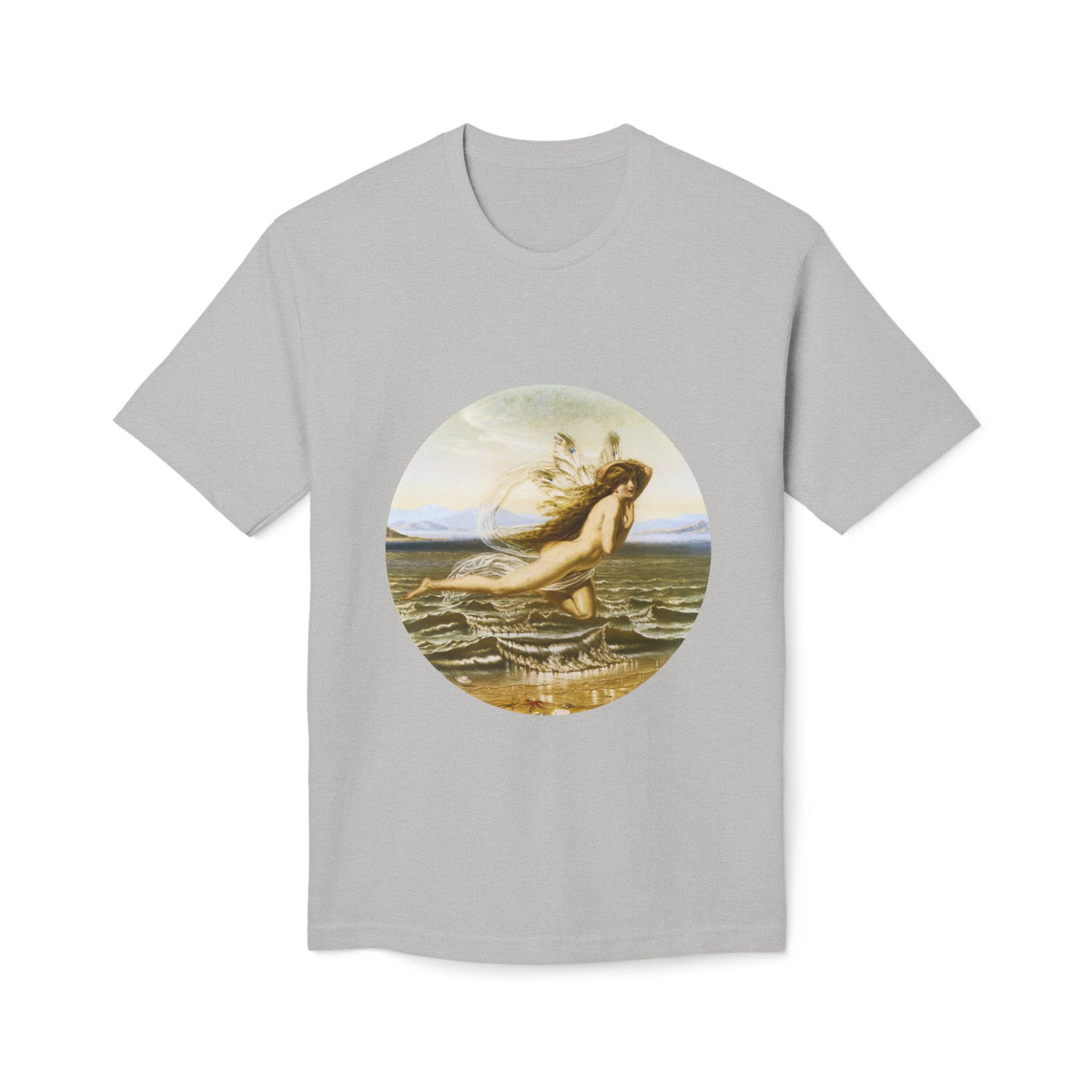 Vintage Mythic Goddess T-Shirt — Retro Venus Coastal Art Tee