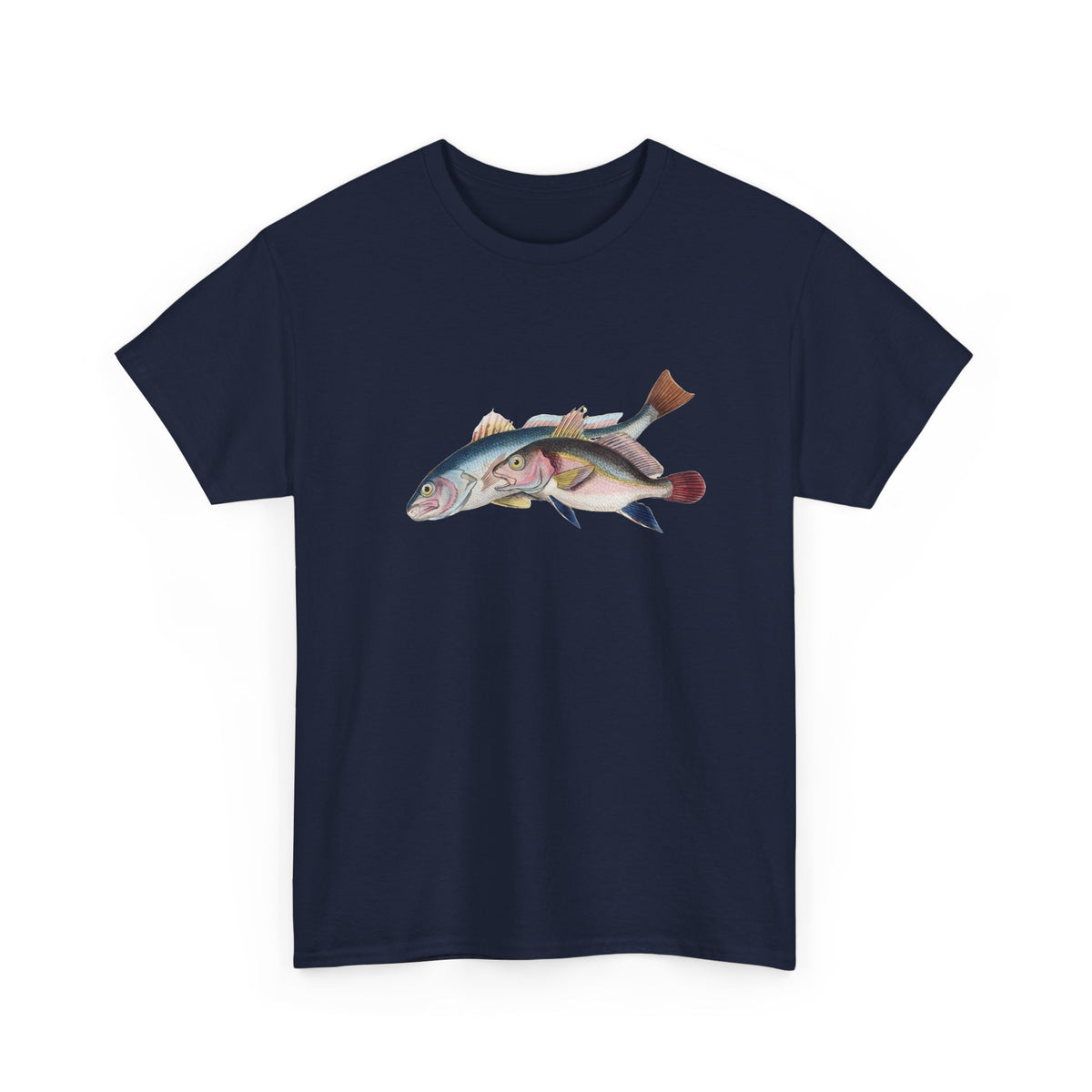 Cod Fish Graphic Tee — Vintage-Style Ocean Fishing T-Shirt
