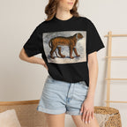 Vintage Tiger Dog Illustration T-Shirt — Retro Animal Art Tee
