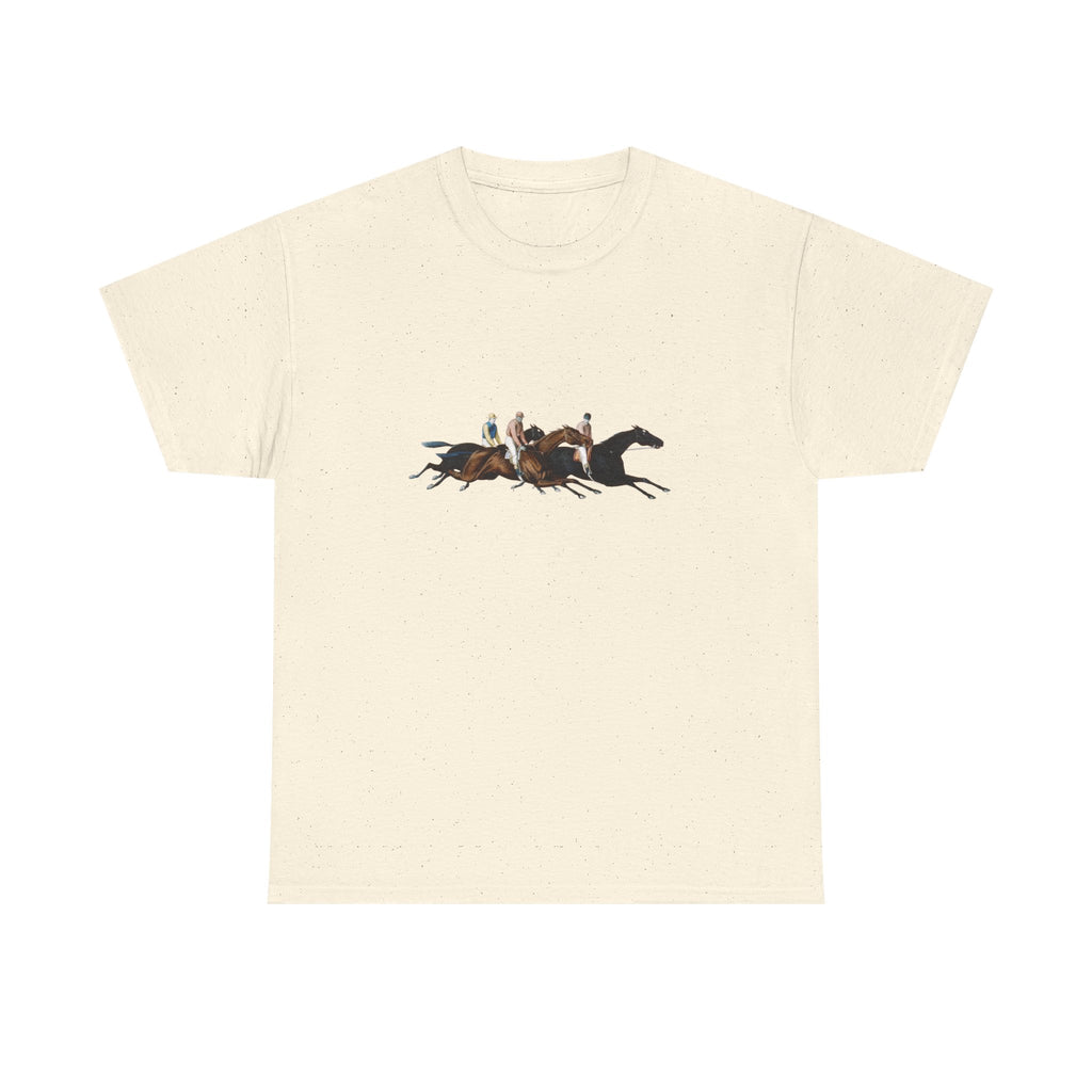 Horse Racing Tee — Running Horses Graphic T-Shirt