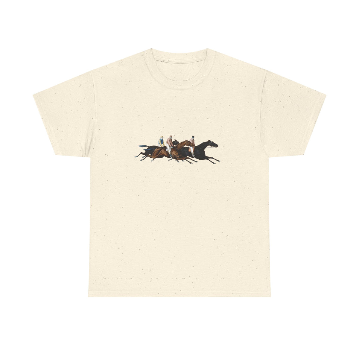 Horse Racing Tee — Running Horses Graphic T-Shirt