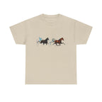 Harness Racing Horses T‑Shirt — Vintage Sulky Race Tee