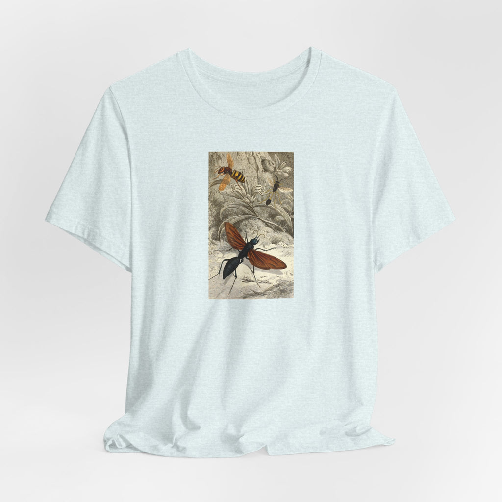 Butterfly Botanical Tee — Vintage Insect Illustration T-Shirt