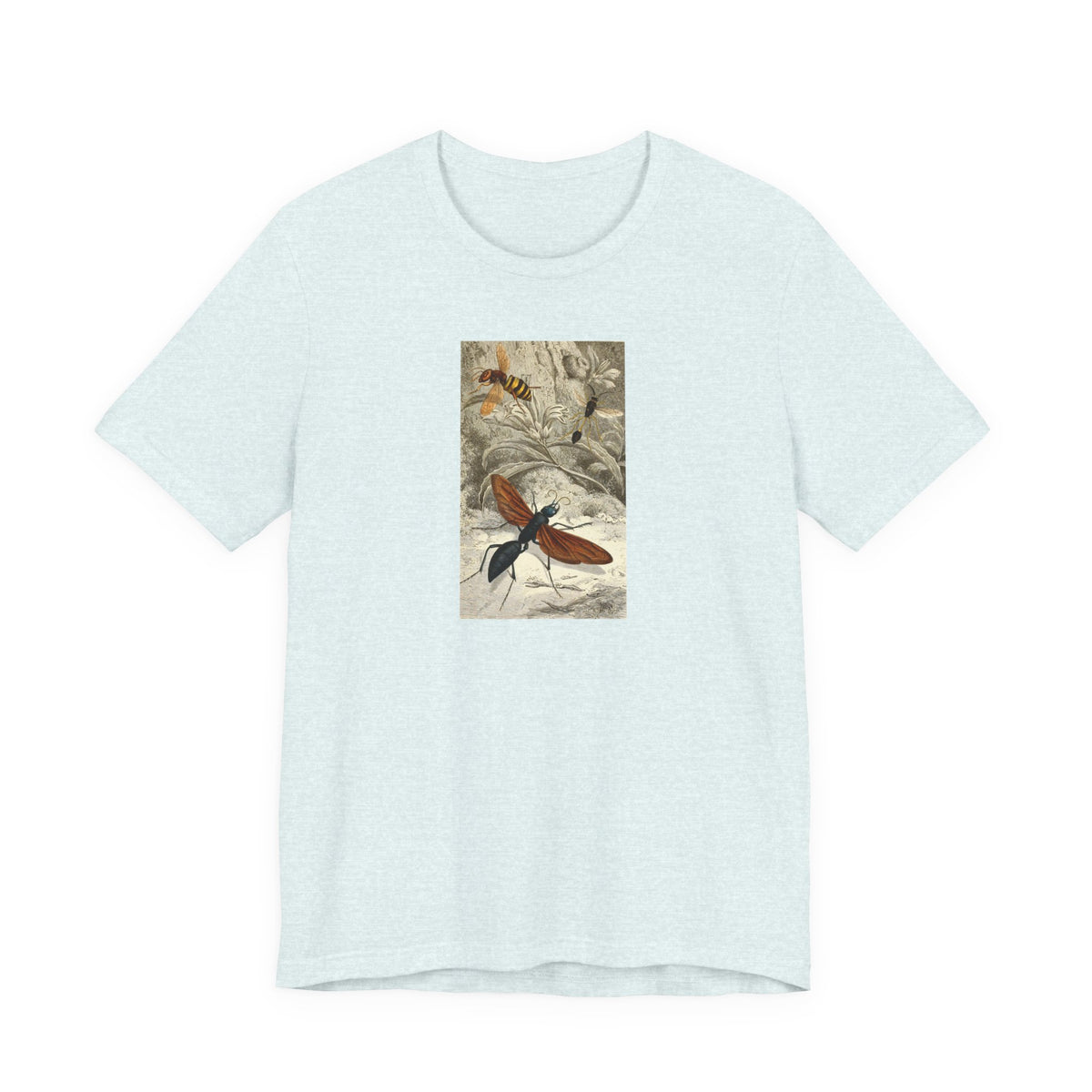 Butterfly Botanical Tee — Vintage Insect Illustration T-Shirt