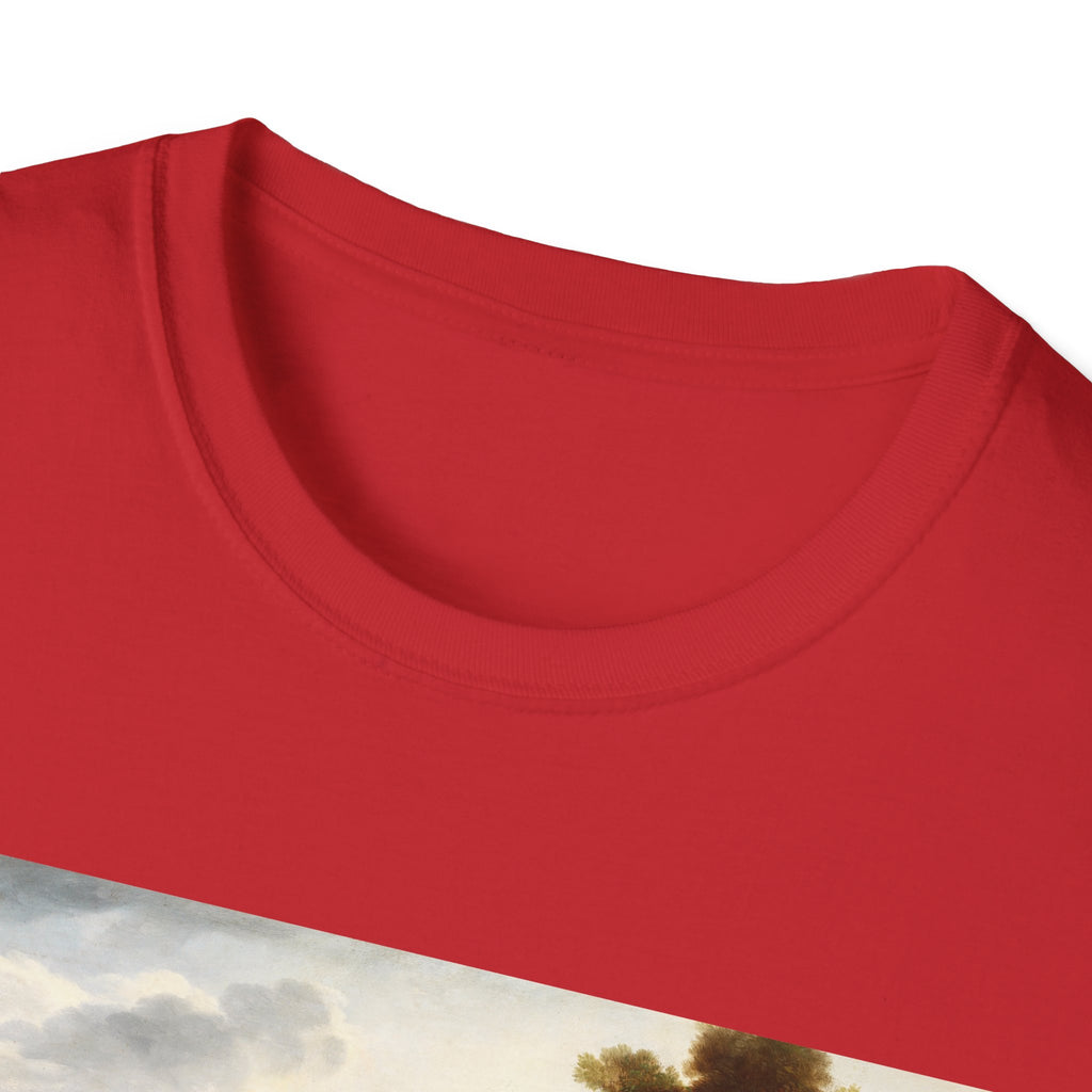 Landscape Art T-Shirt — Vintage Pastoral Painting Tee