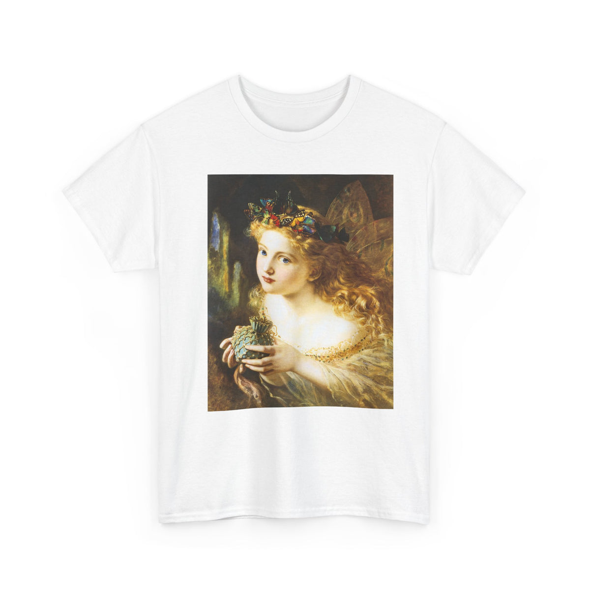 Angel Painting T-Shirt — Vintage Victorian Angel Art Tee