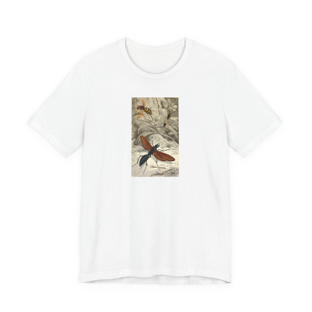 Butterfly Botanical Tee — Vintage Insect Illustration T-Shirt