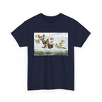 Butterfly Sky Graphic Tee — Vintage Butterflies Nature T‑Shirt