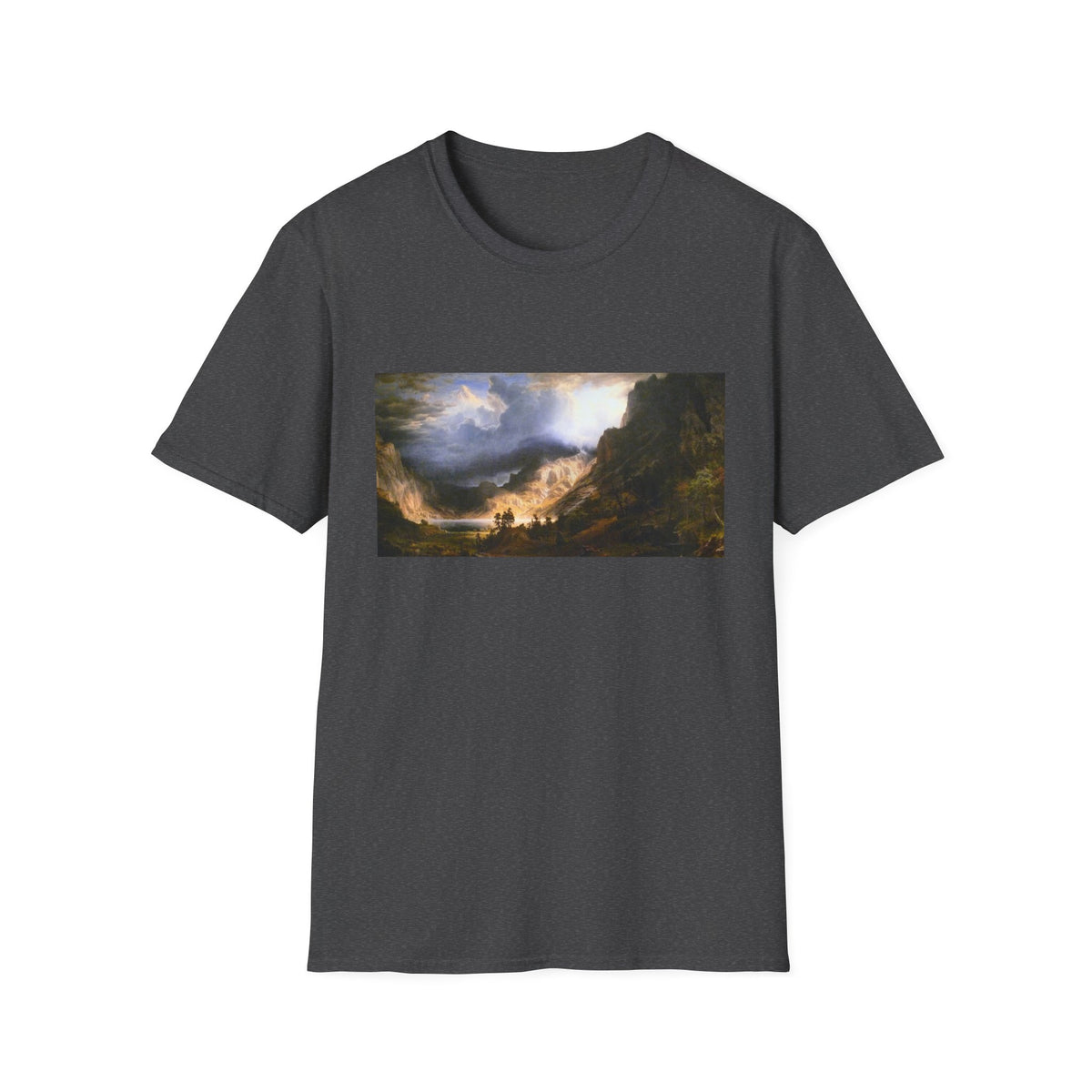 Landscape Art T-Shirt — Classic Romantic Sunset Painting Tee