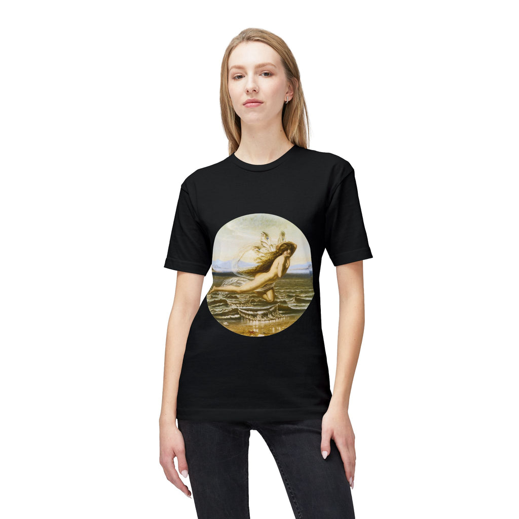 Vintage Mythic Goddess T-Shirt — Retro Venus Coastal Art Tee