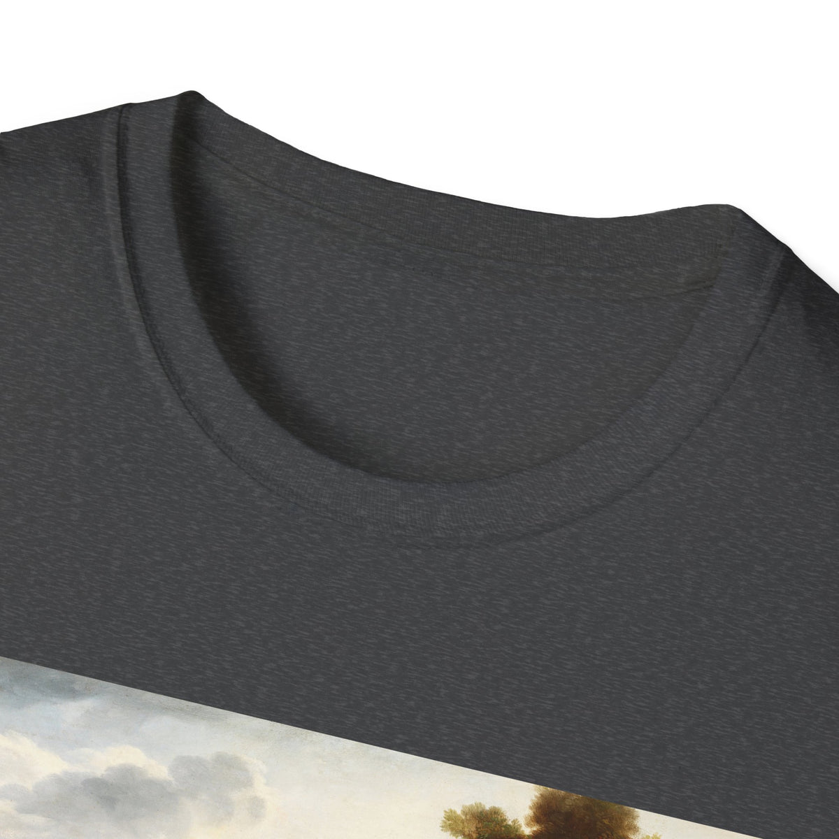 Landscape Art T-Shirt — Vintage Pastoral Painting Tee