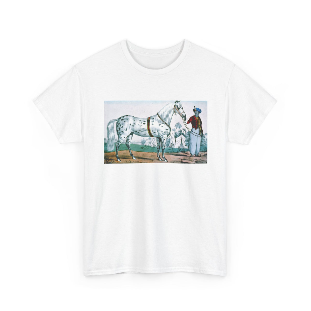 Appaloosa Horse Illustration Tee — Vintage Equestrian Graphic T-Shirt
