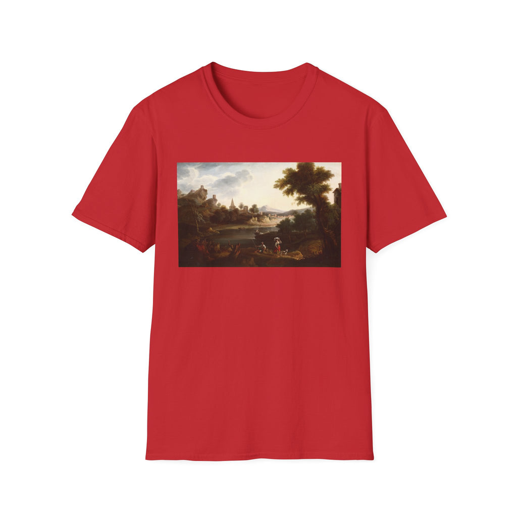 Landscape Art T-Shirt — Vintage Pastoral Painting Tee