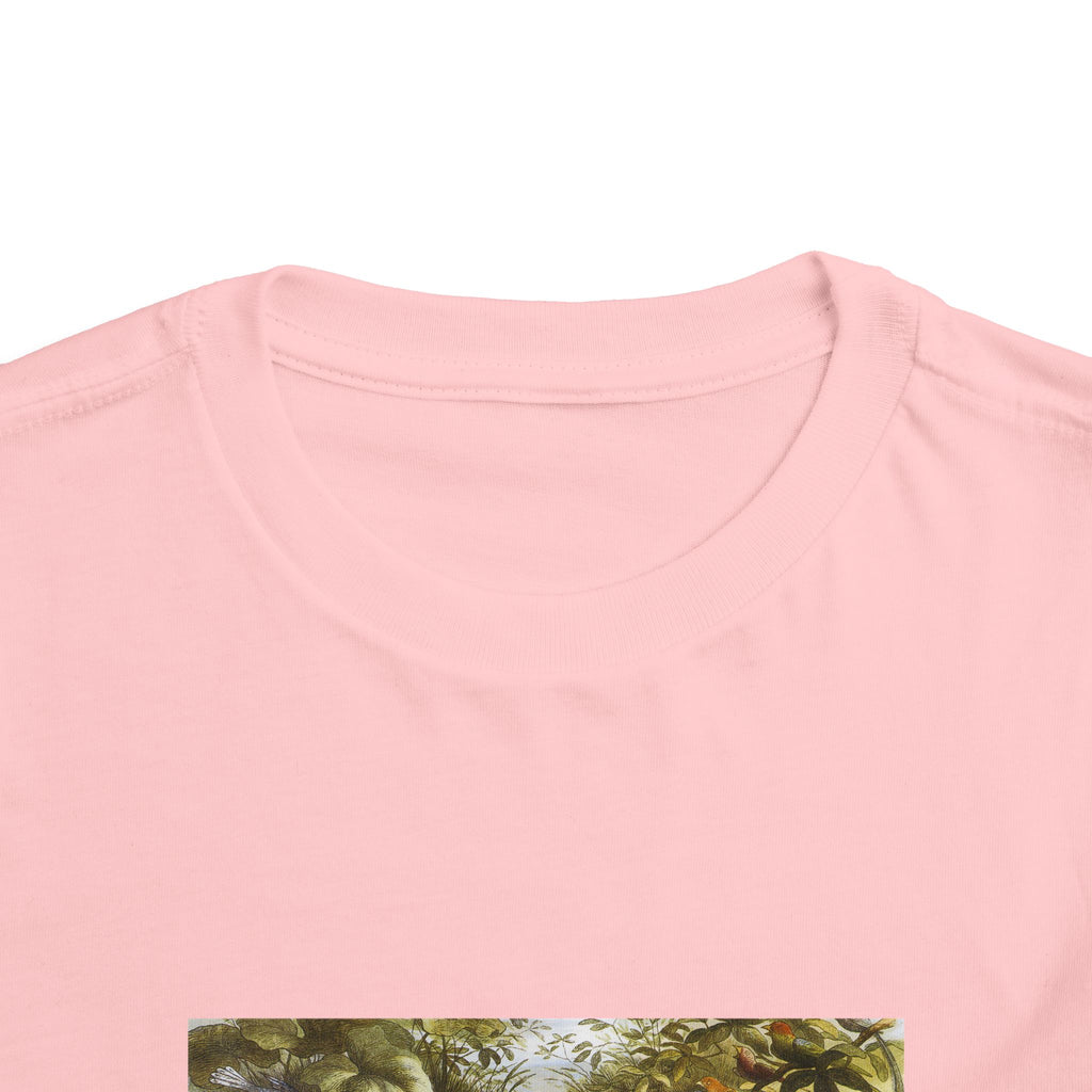 Toddler Tee — Vintage Garden Animal Illustration Kids Shirt
