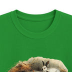 Kids Tee — Adorable Sleeping Bunny Family Illustration
