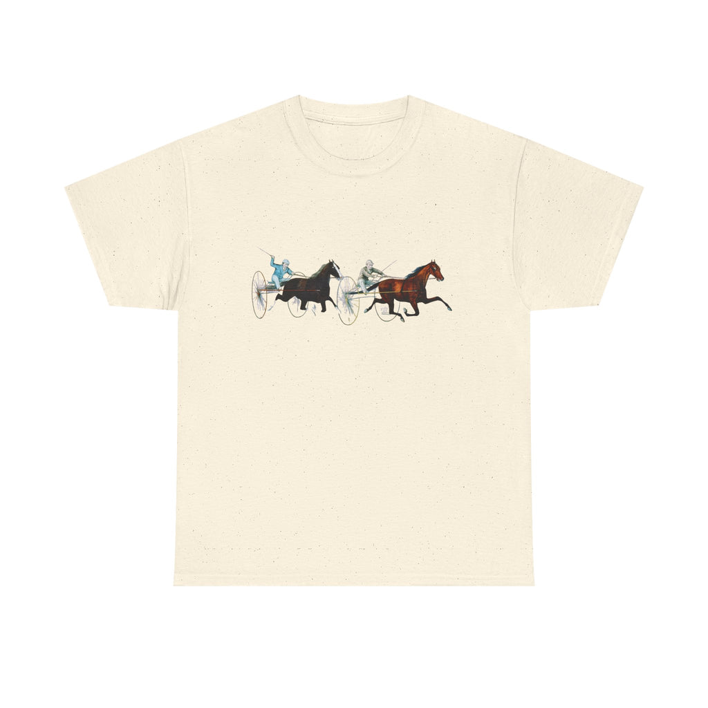 Harness Racing Horses T‑Shirt — Vintage Sulky Race Tee