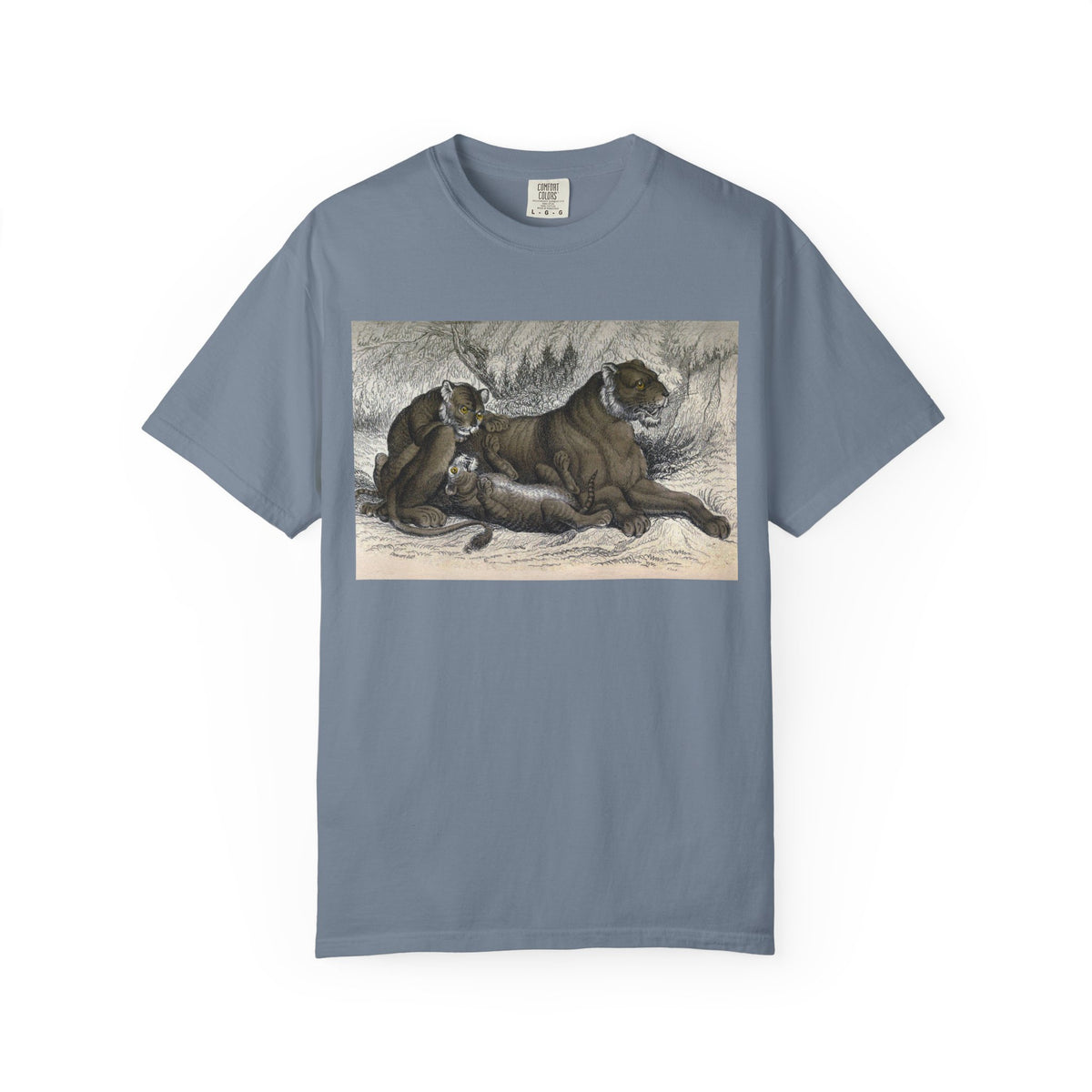 Art T-Shirt — Vintage Canine Illustration Graphic Tee