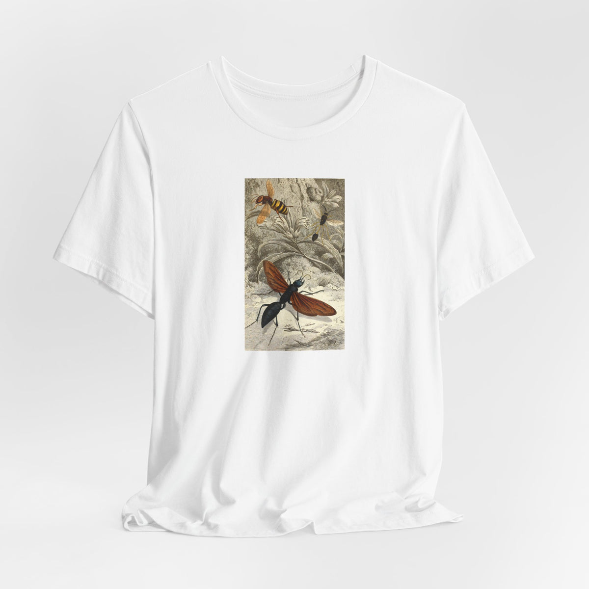 Butterfly Botanical Tee — Vintage Insect Illustration T-Shirt