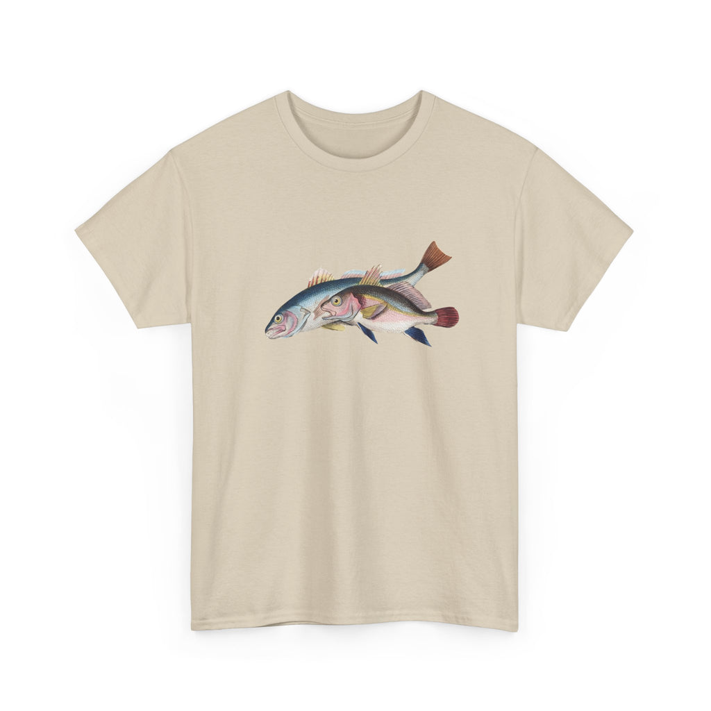Cod Fish Graphic Tee — Vintage-Style Ocean Fishing T-Shirt