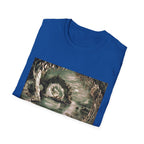 Mystical Forest Spiral T-Shirt — Enchanted Nature Graphic Tee