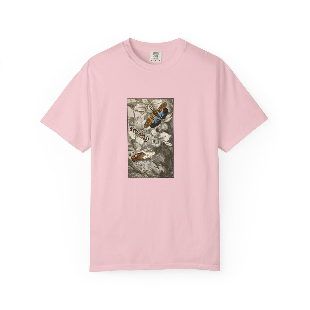 Birds and Blooms Tee — Vintage Floral Bird Illustration T-Shirt