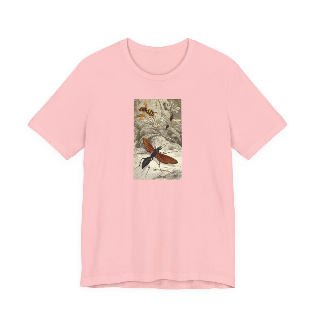 Butterfly Botanical Tee — Vintage Insect Illustration T-Shirt