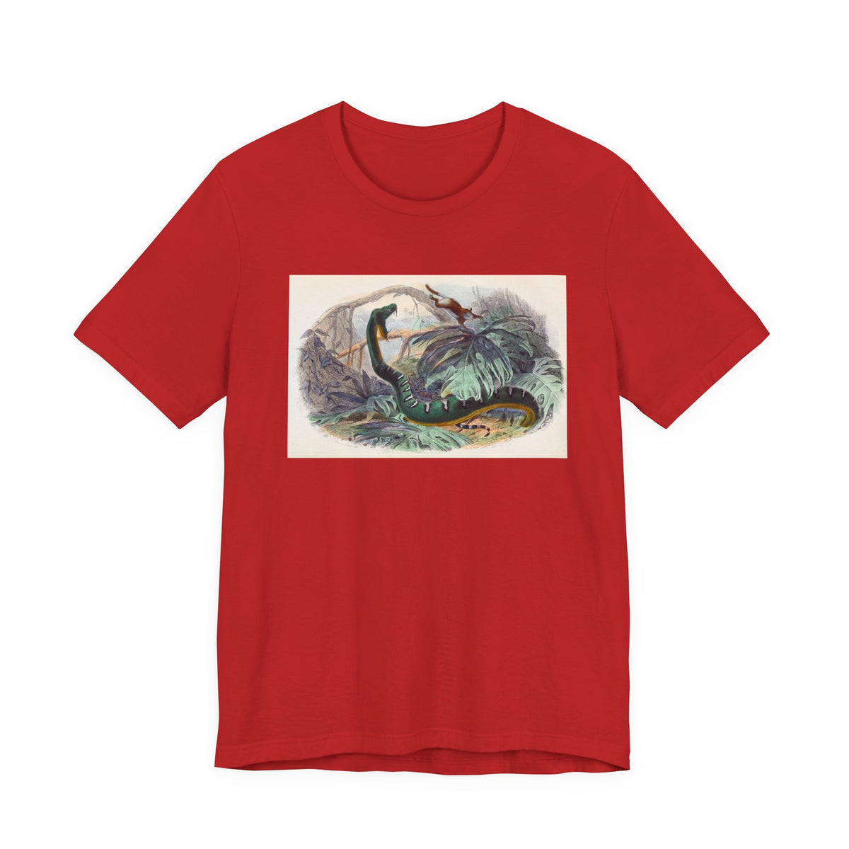 Vintage Sea Serpent Illustration T-Shirt
