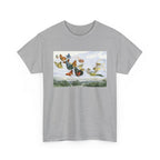 Butterfly Sky Graphic Tee — Vintage Butterflies Nature T‑Shirt