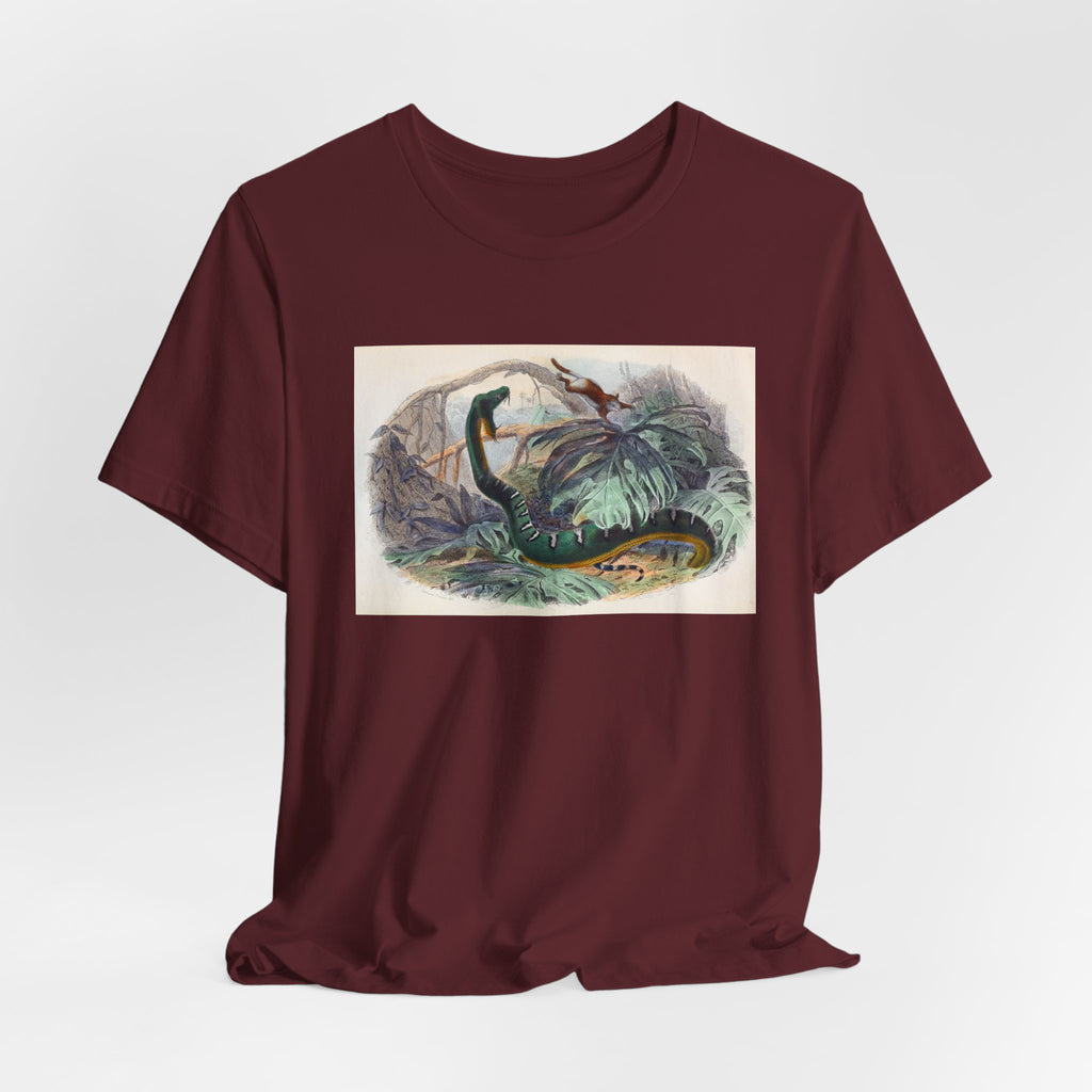 Vintage Sea Serpent Illustration T-Shirt