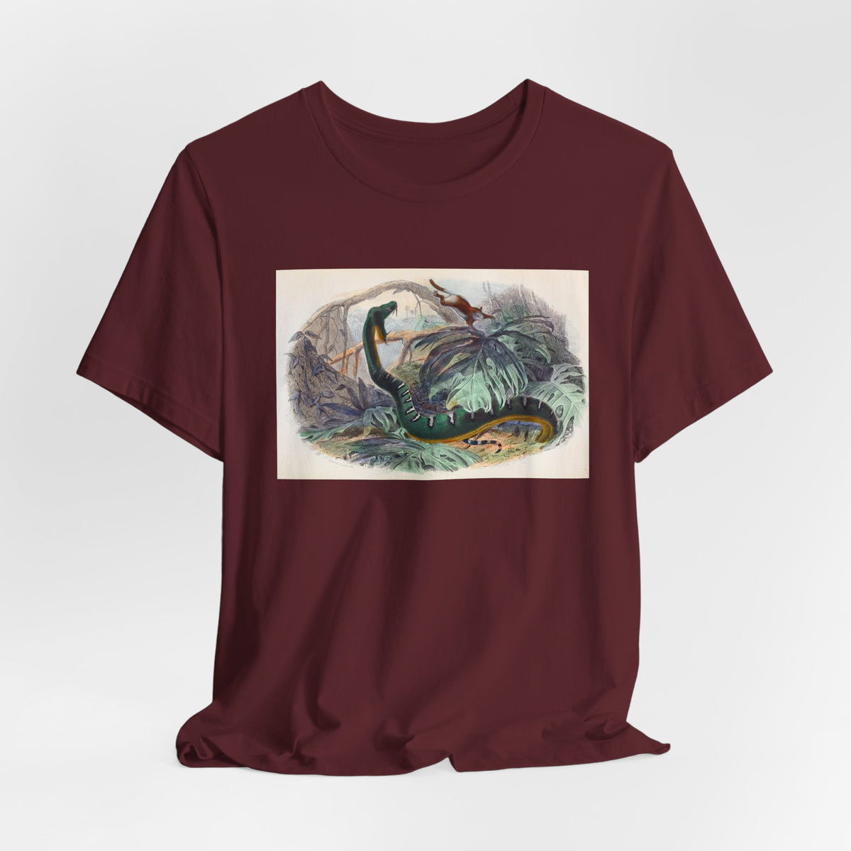 Vintage Sea Serpent Illustration T-Shirt