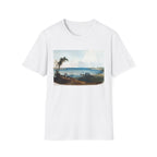 Coastal Landscape Tee — Vintage Beach Scene T-Shirt