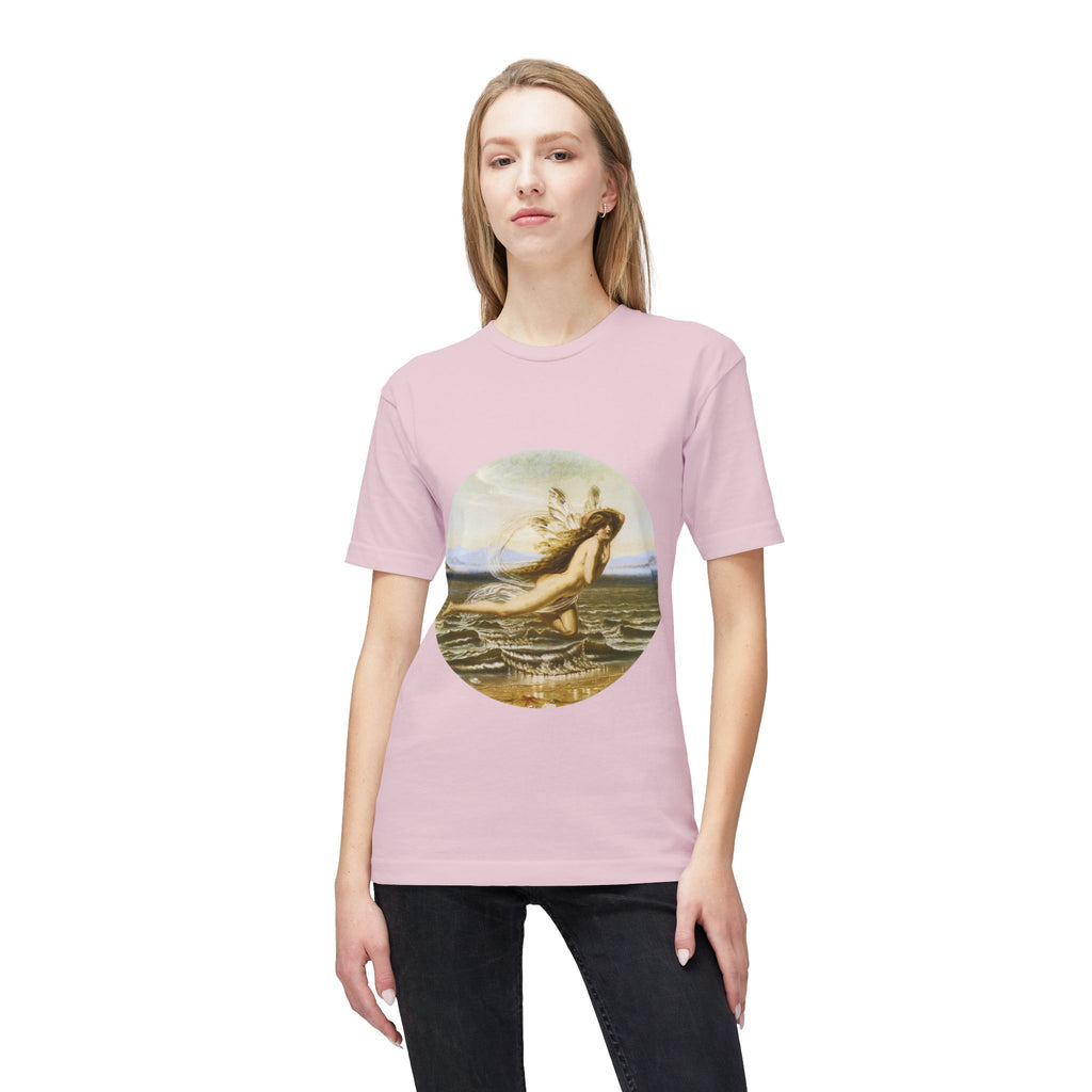 Vintage Mythic Goddess T-Shirt — Retro Venus Coastal Art Tee