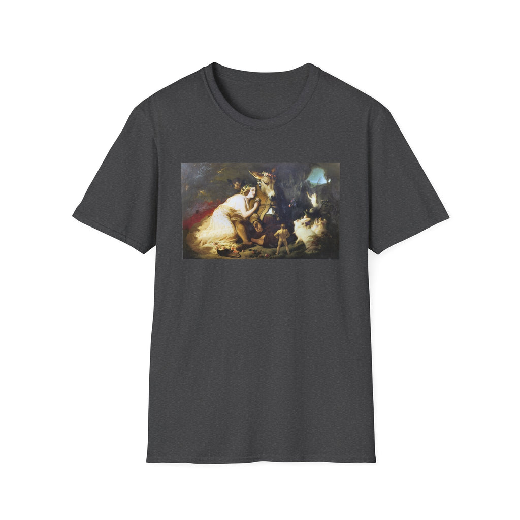 Classical Pastoral Art T-Shirt — Vintage Romantic Painting Print