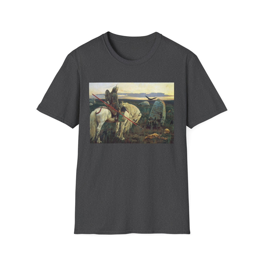 Medieval Knight Painting T-Shirt — Vintage Chivalry Art Tee