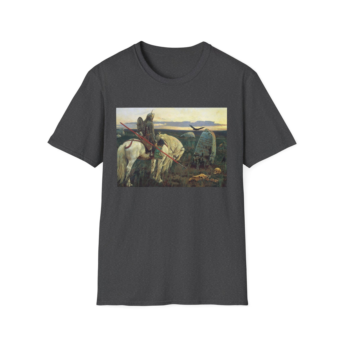 Medieval Knight Painting T-Shirt — Vintage Chivalry Art Tee
