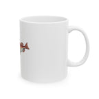 Vintage Fish Illustration Ceramic Mug – Coastal Fisherman Coffee Cup (11oz/15oz)