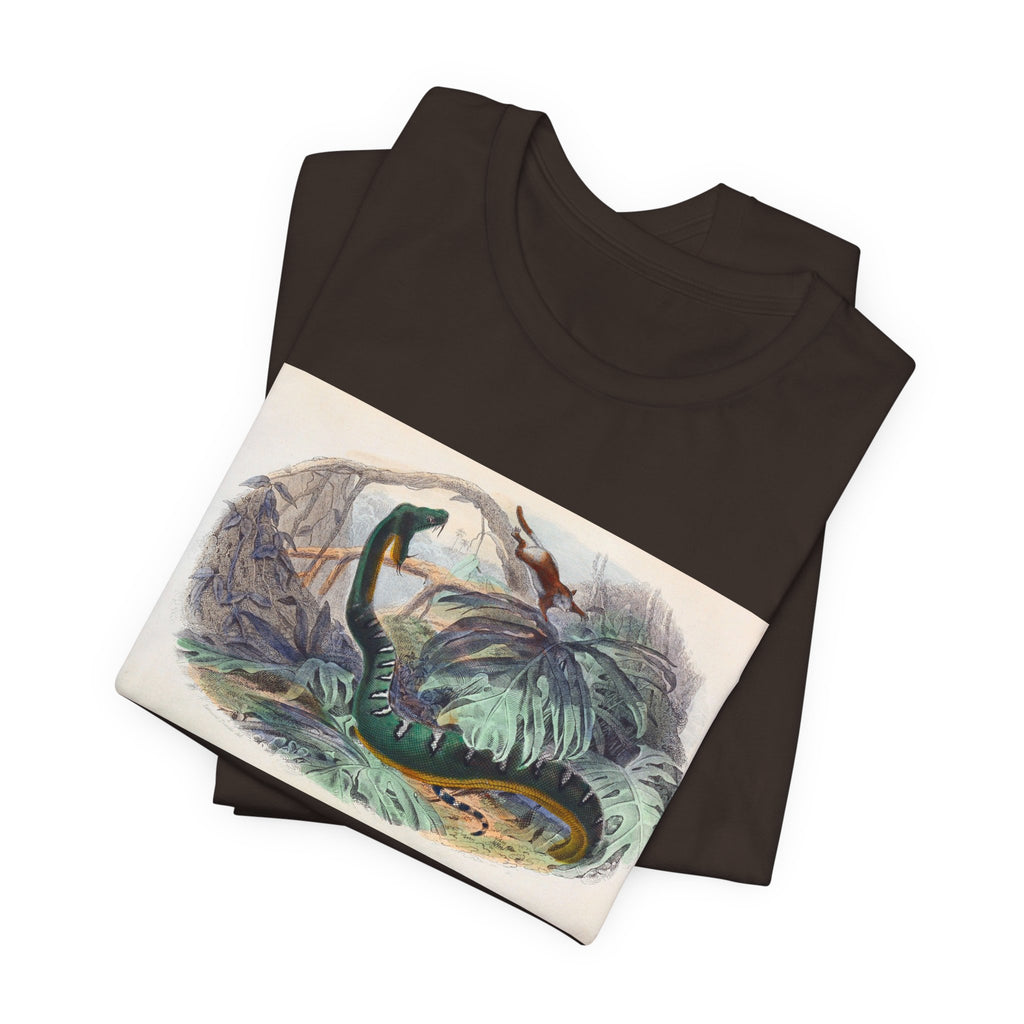 Vintage Sea Serpent Illustration T-Shirt