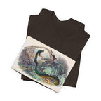 Vintage Sea Serpent Illustration T-Shirt