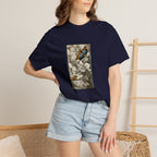 Birds and Blooms Tee — Vintage Floral Bird Illustration T-Shirt