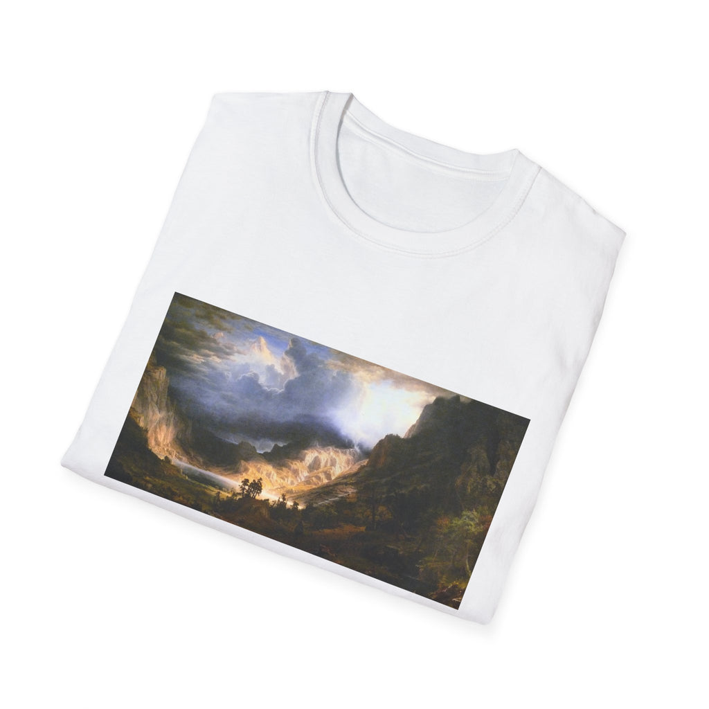 Landscape Art T-Shirt — Classic Romantic Sunset Painting Tee